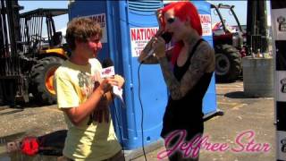 Jeffree Star Message To Haters  Warped Tour 09 BVTV [upl. by Santos]