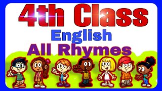 4th class English All Rhymes  fourth class English rhymes  CLASS 4 ENGLISH RHYMES AP SCERT [upl. by Nyrmac]