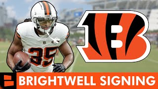 Bengals Roster Moves Cincinnati Signs Gary Brightwell To Practice Squad No Deal For Xavien Howard [upl. by Dinsmore859]