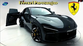 New Ferrari Purosangue SUV 4seater 715hp [upl. by Buyers955]