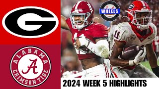 2 Georgia v 4 Alabama GAME OF THE YEAR  Full Game Highlights  2024 College Football Highlights [upl. by Annoyek]