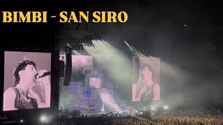 BIMBI  LIVE SAN SIRO  CONCERTO SFERA EBBASTA [upl. by Curtice]