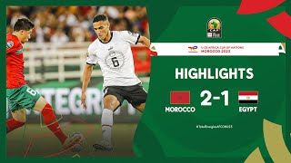 Morocco 🆚 Egypt  Highlights  TotalEnergiesAFCONU23  Final [upl. by Barbabra335]