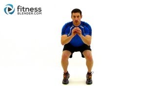 30 Minute Ski Conditioning Workout  Fitness Blender Strength and Cardio Training [upl. by Aivital11]