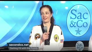 Taekwondo Family Class on Sac amp Co January 2018 [upl. by Ynohtnanhoj144]