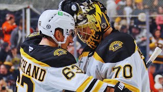 Korpisalo Stands Tall  Bruins Game 12 Recap [upl. by Sheelagh]