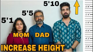 INCREASE HEIGHT NATURALLY  REALITY GROW TALLER DIET AND HACKS TO LOOK TALLER Mens Hacks Hindi [upl. by Malissia]