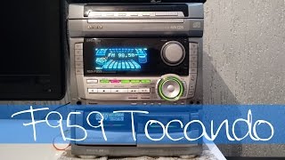 Aiwa NSXF959 Tocando  Display  1080p [upl. by Aicert23]