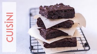 BROWNIES Rezept  saftige 5 Minuten Brownies selber machen nur mit Kakao backen [upl. by Geerts]