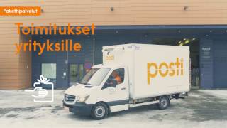 Posti Pakettipalvelut  Hyödyt yritysasiakkaalle [upl. by Norene]