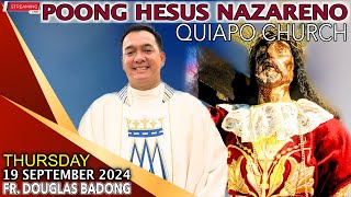 LIVE Quiapo Church · Online Mass · 19 September 2024 · Thursday · Fr Douglas D Badong [upl. by Winthorpe788]