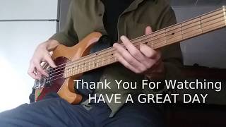 96 degrees In The Shade  Third World  Bass Guitar Playalong [upl. by Aynekat361]