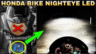 NIGHTEYE LED Headlight for Honda Bike  Bike AC to DC Connection  Original Nighteye H4 LED Light [upl. by Rella933]