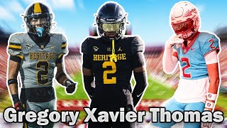 Gregory Xavier Thomas Highlights  Reaction  Florida State Football Recruit [upl. by Boggers216]