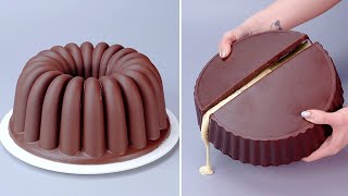 A Collection OF CAKE Oddly Satisfying Chocolate Cake You Never Seen  Awesome Cake Decorating Ideas [upl. by Pearce]