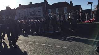 Northallerton Remembrance Parade 2017 [upl. by Robbin]