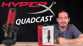 HyperX Quadcast Unboxing y Review El Mejor Microfono Para Gamers [upl. by Kooima]