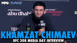 Khamzat Chimaev Warns Robert Whittaker Im The Most Dangerous Guy in The World  UFC 308 [upl. by Ahsel]