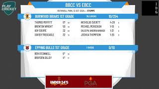 Burwood Briars 1st Grade v Epping Bulls 1st Grade [upl. by Assirol]