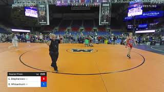 126 Lbs Quarterfinal  Carter Stephenson Colorado Vs Gabe Whisenhunt Oregon Beff [upl. by Shannah943]