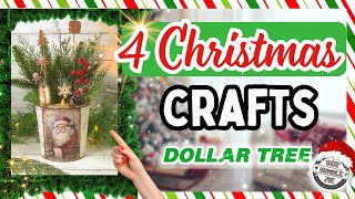 CLASSY DOLLAR TREE CHRISTMAS DIY CRAFTS [upl. by Nilyak]