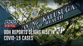 DOH reports slight rise in COVID19 cases  ANC [upl. by Albur]