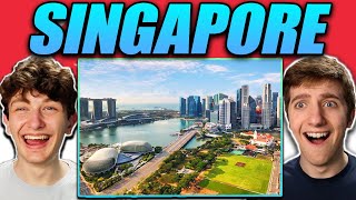 Americans React to Geography Now SINGAPORE  The Worlds Most MODERN City [upl. by Sibeal]