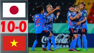 Japan vs Vietnam Highlights  AFC U20 Womens Asian Cup 2024  342024 [upl. by Godrich]