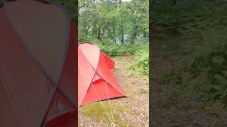 Camp for tonight while out on a canoe wild camp wildcampingscotland canoe shorts tent [upl. by Irah642]