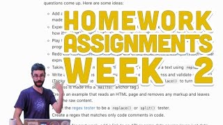 210 Homework Assignments Week 2  Programming with Text [upl. by Thoer]