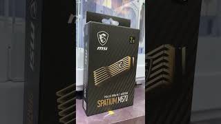 MSI Spatium M570 2 TB PCIe 50 NVMe M2 HS Internal SSD with Heatsink Up to 10000Mbps Read amp Write [upl. by Ennire654]