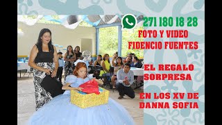 Mira Como Fue el Regalo Sorpresa de Los XV años de Danna Sofia [upl. by Annonyw858]