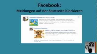 Facebook  Bestimmte Statusmeldungen blockieren [upl. by Aekerly604]