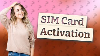 How to activate SIM card on a PC [upl. by Lepley253]