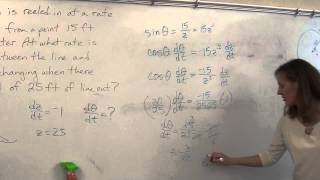 Price AP Calculus AB Trig related rates [upl. by Courtney]