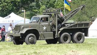 Diamond T 6 x 6 Wreaker Model 969 at the Overlord Show 2024 [upl. by Rhoda977]