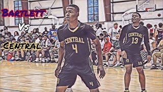 Bartlett vs Central High School Basketball 2022 [upl. by Adlesirk]