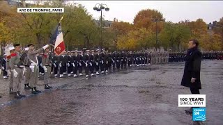 WWI armistice centennial Army choir plays French anthem La Marseillaise [upl. by Ainex]