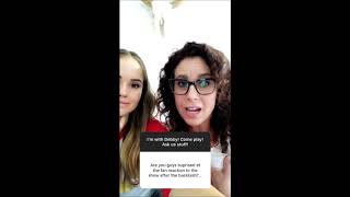 Debby Ryan Patty Bladell amp Lauren Gussis Insatiable creator  Instagram questions [upl. by Inasah631]