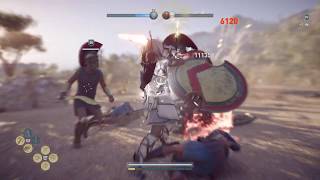 Assassins Creed® Odyssey  Conquest Battle of Achaia Brutal Kills Gameplay Pallas the Silencer [upl. by Ahsienal641]