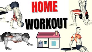 Exercices du corps entier à la maison sans équipement  Full body Home workout [upl. by Airlee640]