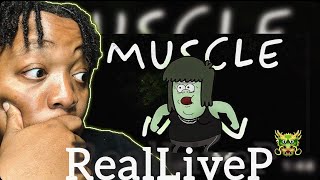 First Time Hearing  RealLiveP  Muscle Man  Official Lyric Video  Reaction ‼️ [upl. by Neelcaj]