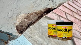 How I Fixed my Rotten Wood Stairs With Abatron WoodEpox [upl. by Anigar]