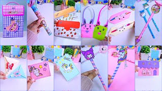 24 Easy Craft Ideas  School supplies  Miniature Crafts Ideas  school hacks  How to make craft [upl. by Hilaria]