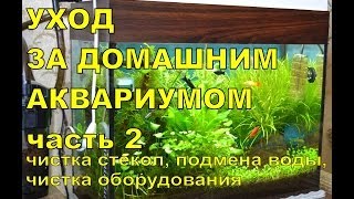 Аквариум для начинающих Уход за аквариумом часть 2 [upl. by Alamac]