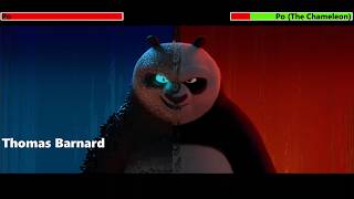 Kung Fu Panda 4 2024 Final Battle with healthbars [upl. by Austina]