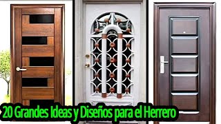 20 Grandes ideas de diseños de puertas para fabricar en herreria Ideas para el herrero [upl. by Duleba71]