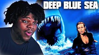 DEEP BLUE SEA 1999 Movie Reaction FIRST TIME WATCHING [upl. by Llebyram574]