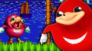 UGANDAN KNUCKLES MANIA SONIC MANIA MOD  DO YOU KNOW DA WAY BRUDDA [upl. by Edea253]