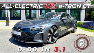 The 2022 Audi RS eTron GT is a Speedy Electric Concept Car Gone Production [upl. by Repsac]